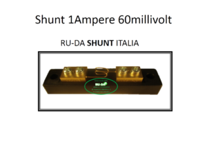 Shunt 1A 60mV Nebenwiderstand 1A 60mV Dérivateur 1A 60mV