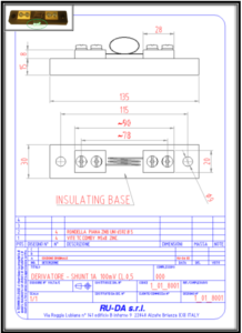 Shunt 1A 100mV Nebenwiderstand 1A 100mV Nebenwiderstande 1A 100mV Dérivateur 1A 100mV Derivatore di corrente 1A 100mV Derivador (shunt) de corriente continua 1 A 100 mV Derivador amperímetro 1A 100mV RU-DA SHUNTITALIA DIN 43703 Shunt1A100mV Current Shunt Resistors 1A 100mV Résistance de shunt 1A 100mV